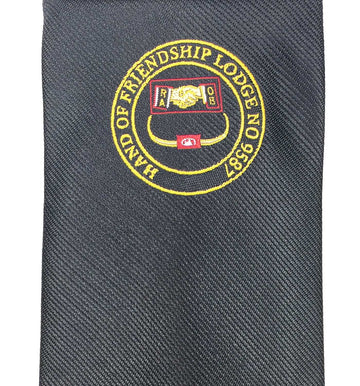 Masonic Tie with Lodge logo - kitchcutlery
 - 2